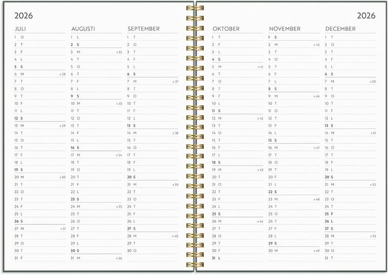 Kalender 2026 Life Planner Do more, Övrigt