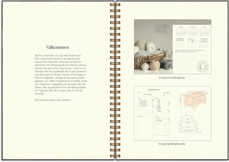 Kalender 2026 Lantdrömmar, Övrigt