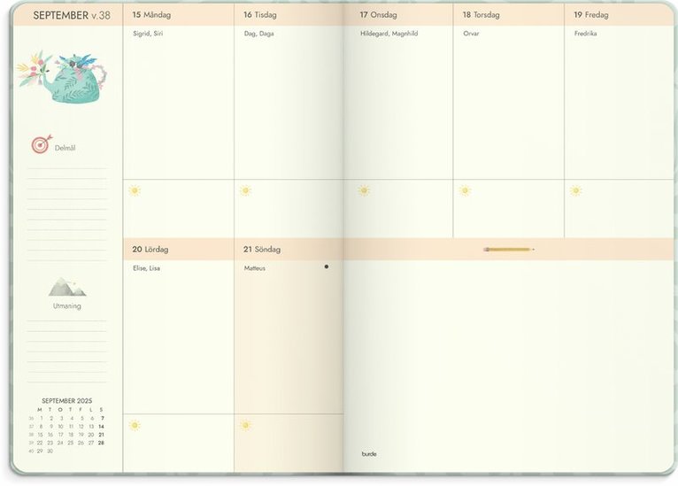 Kalender 2025 Life Planner Dream & Do, Övrigt