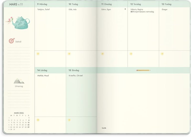 Kalender 2026 Life Planner Dream & Do, Övrigt