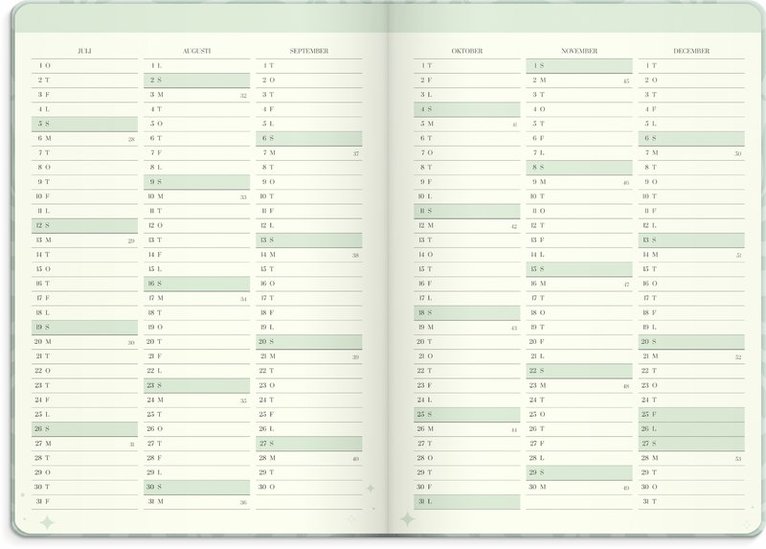 Kalender 2026 Life Planner Dream & Do, Övrigt