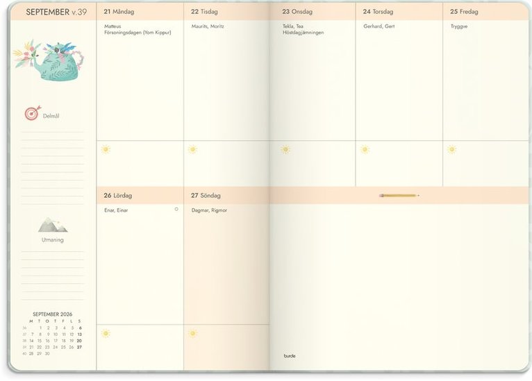 Kalender 2026 Life Planner Dream & Do, Övrigt