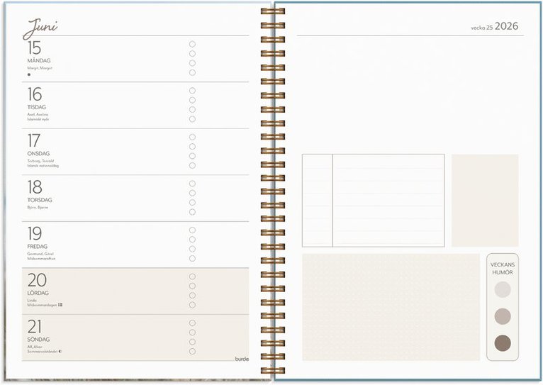 Kalender 2026 Life Planner Feel good, Övrigt