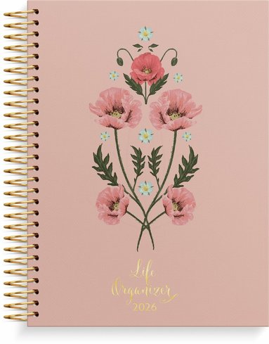 Kalender 2026 Life Organizer rosa 1
