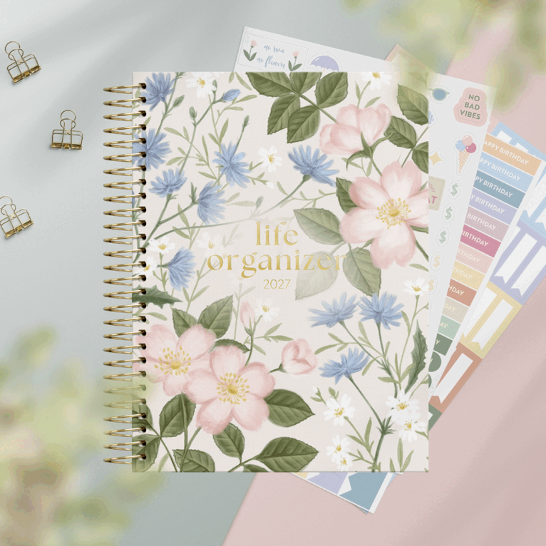 Life Organizer 2027 Blommor, Övrigt