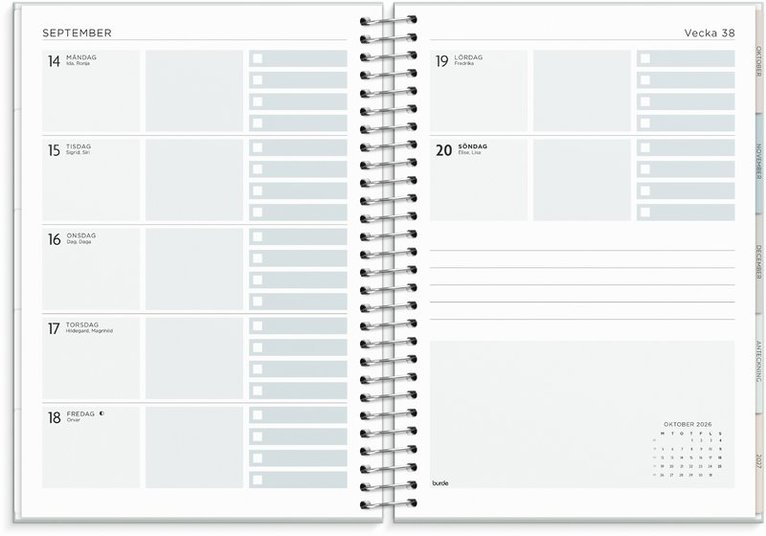 Kalender 2026 Life Organizer To Do, Övrigt