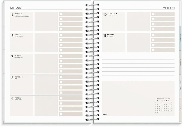 Kalender 2026 Life Organizer To Do, Övrigt