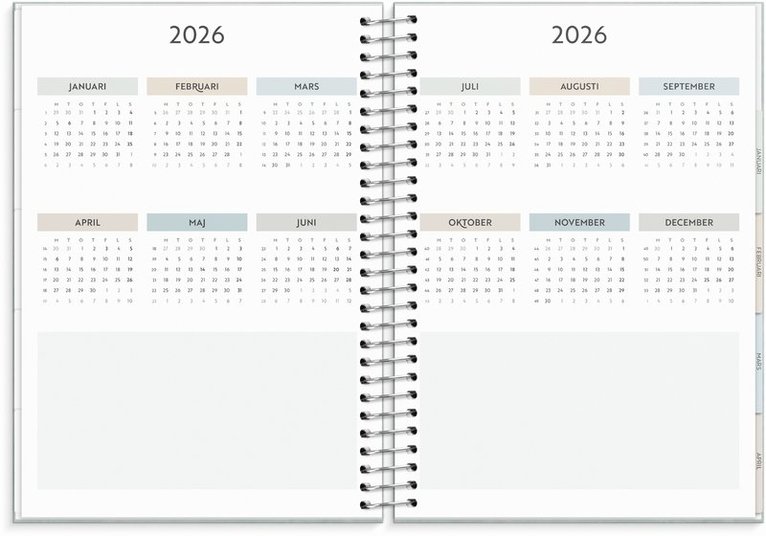 Kalender 2026 Life Organizer Family Planner, Övrigt