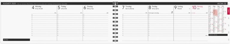 Kalender 2025 Stor Plankalender Elegant, Övrigt