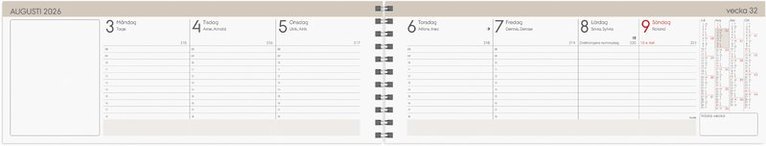 Kalender 2026 Stor Plankalender Trend, Övrigt