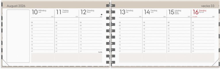 Kalender 2026 Veckokalendern Trend, Övrigt