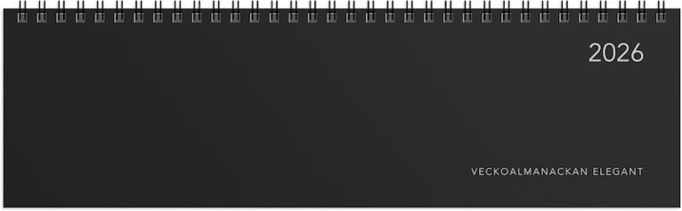 Kalender 2026 Veckoalmanackan Elegant, Övrigt