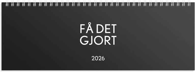 Kalender 2026 Bordsalmanackan Få det gjort, Övrigt