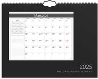 Väggkalender 2025 Miljökalendern Elegant