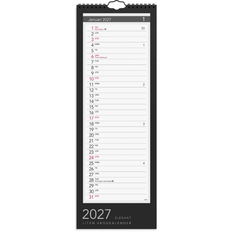 Lilla Väggkalender 2027 Elegant, Övrigt