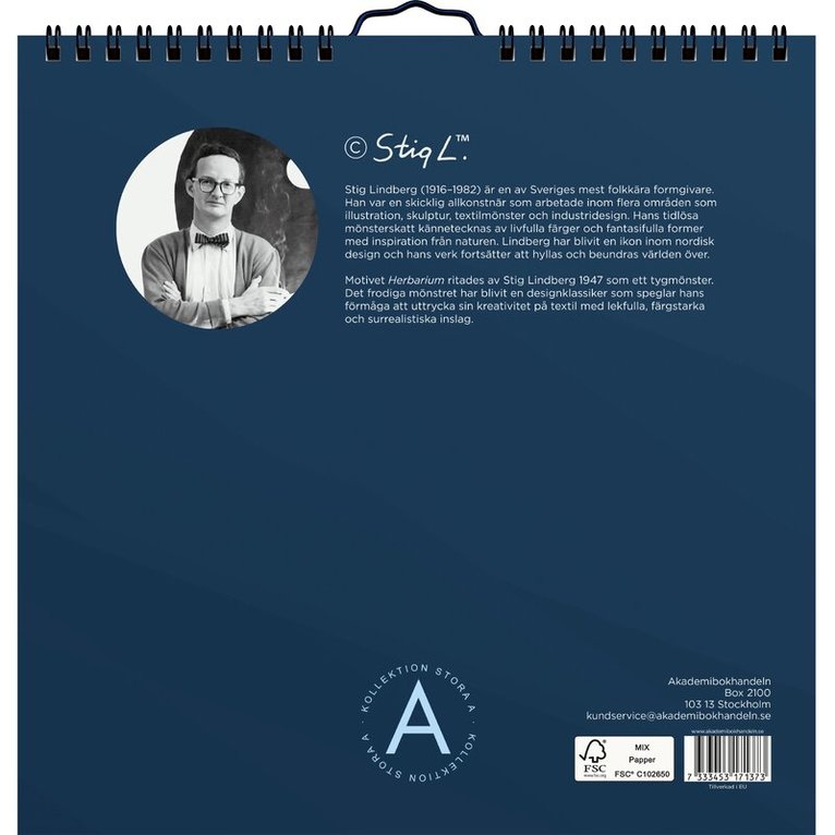 Väggkalender 2027 - Stig L. - Herbarium, Övrigt