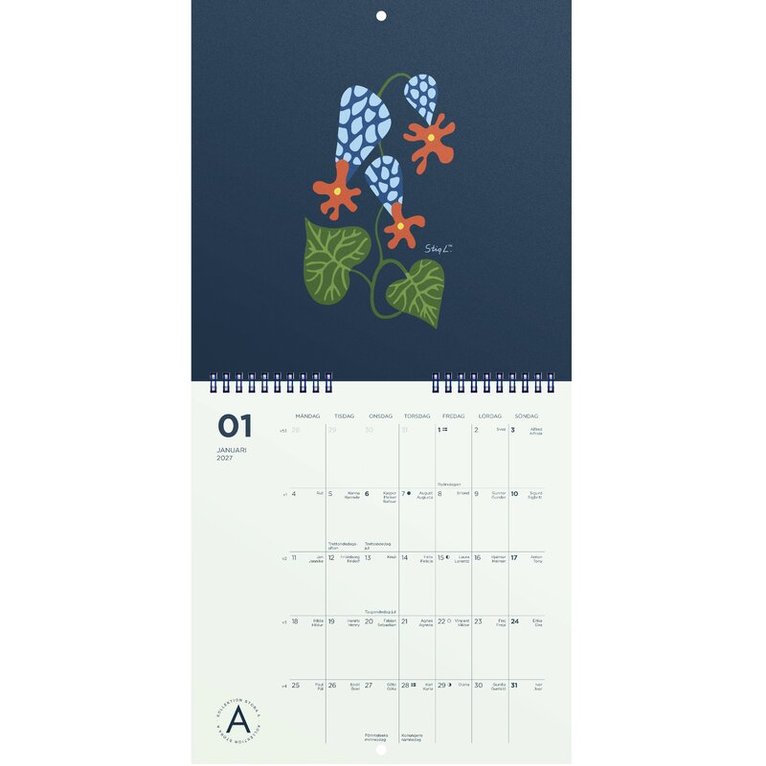 Väggkalender 2027 - Stig L. - Herbarium, Övrigt