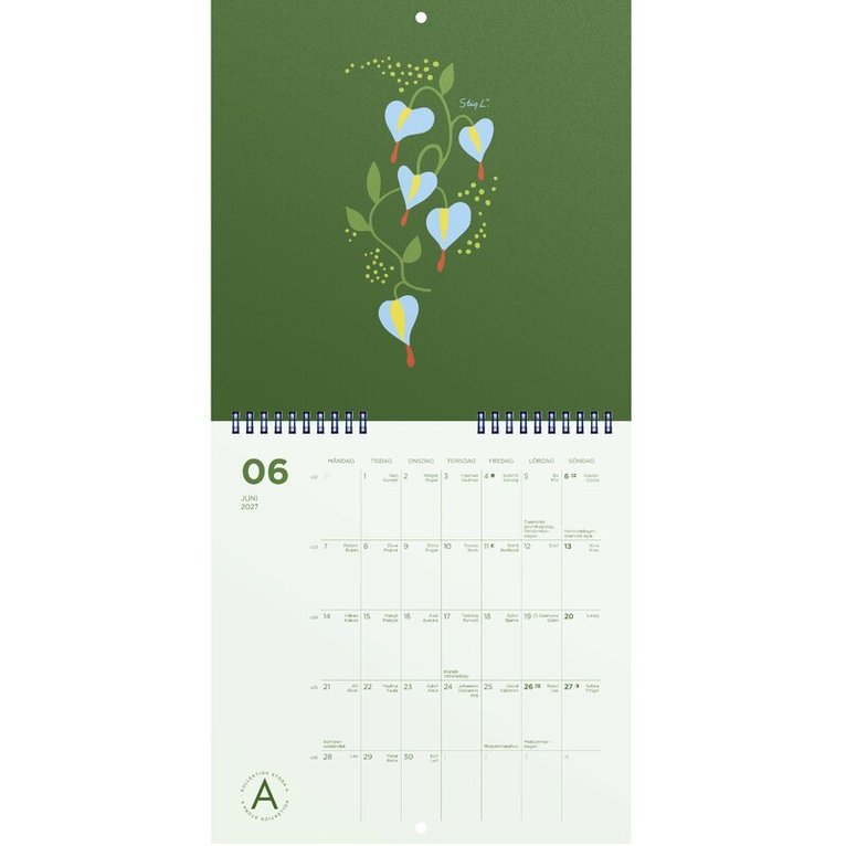 Väggkalender 2027 - Stig L. - Herbarium, Övrigt