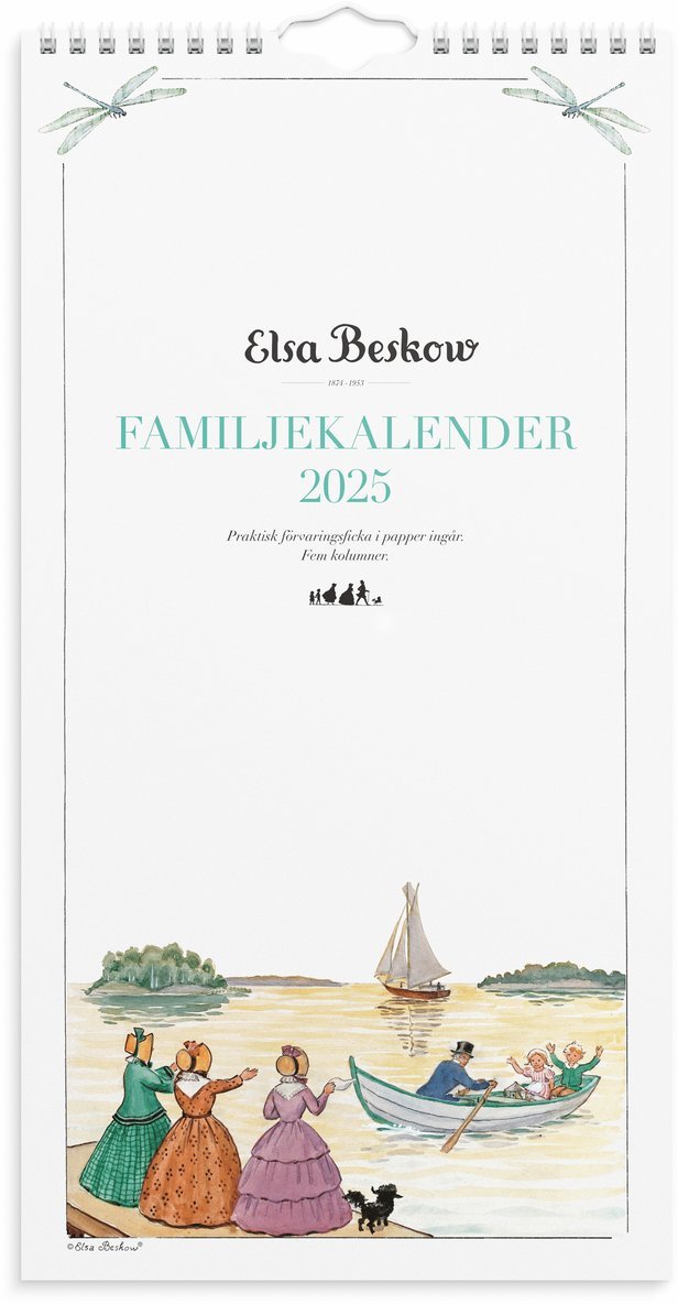 Familjekalender 2025 Elsa Beskow 1