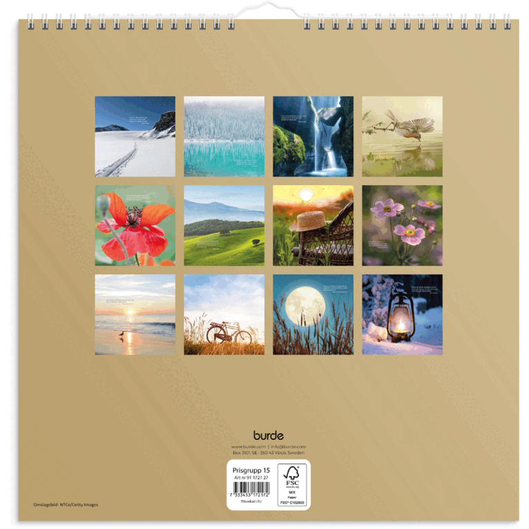 Väggkalender 2027 Carpe Diem, Övrigt