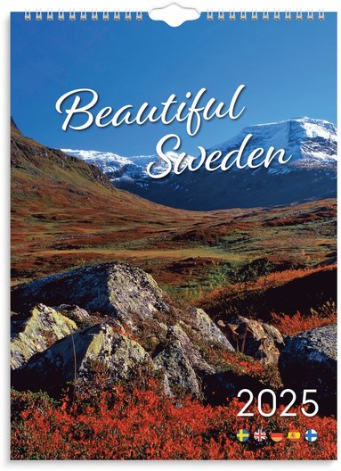 Väggkalender 2025 Beautiful Sweden 1