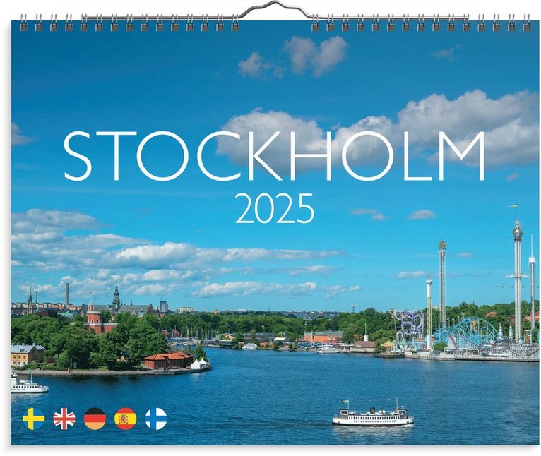 Väggkalender 2025 Stockholm 1