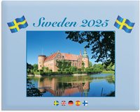Väggkalender 2025 Sweden med kuvert
