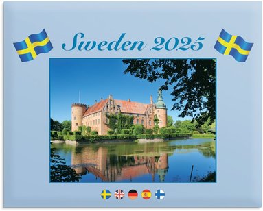 Väggkalender 2025 Sweden med kuvert 1