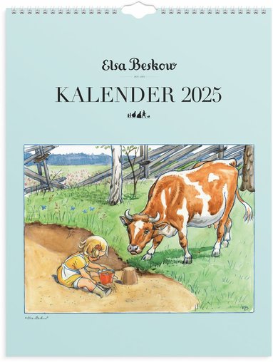 Väggkalender 2025 Elsa Beskow 1