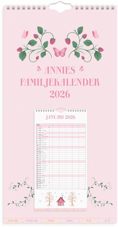 Familjekalender 2026 Annies familj 1