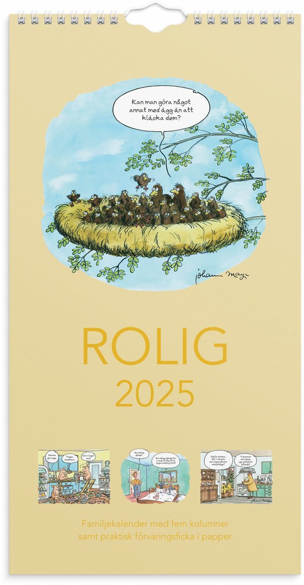 Familjekalender 2025 Rolig 1