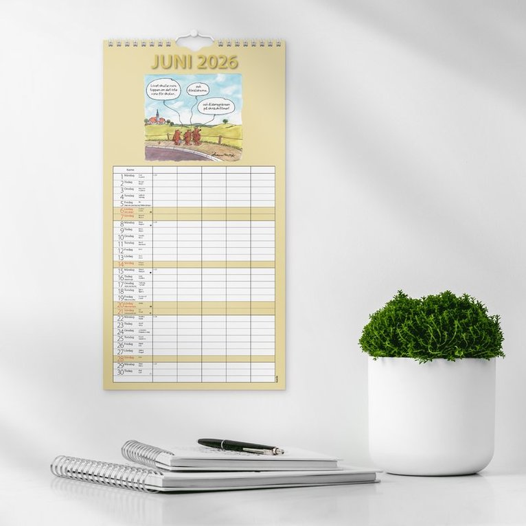 Familjekalender 2026 Rolig, Övrigt