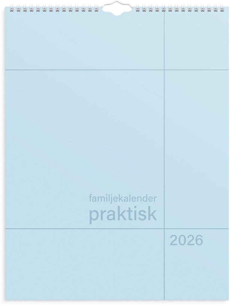 Familjekalender 2026 Praktisk, Övrigt