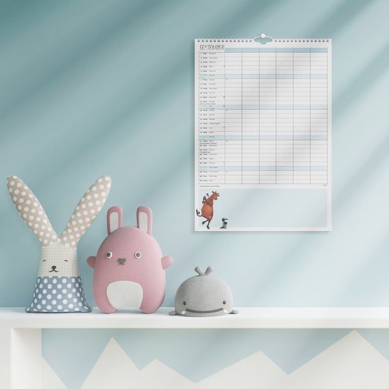 Familjekalender 2026 Mamma Mu, Övrigt