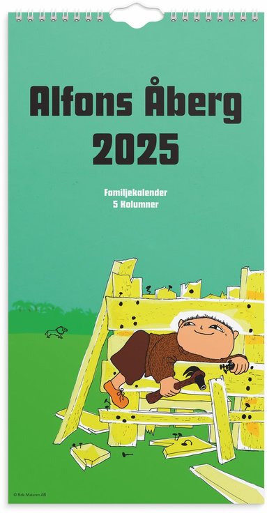 Familjekalender 2025 Alfons Åberg 1