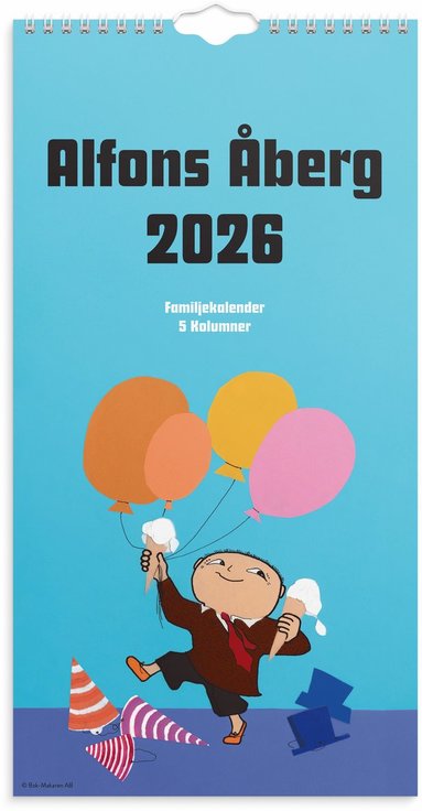 Familjekalender 2026 Alfons Åberg 1