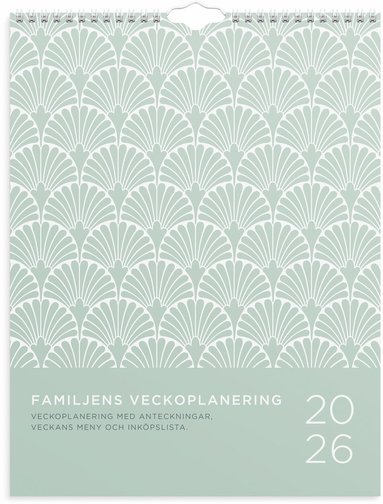 Familjekalender 2026 Familjens veckoplanering 1