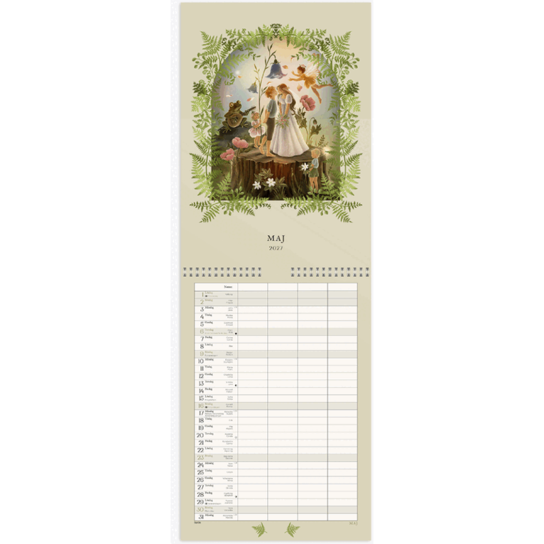 Familjekalender 2027 Sagoskog, Övrigt