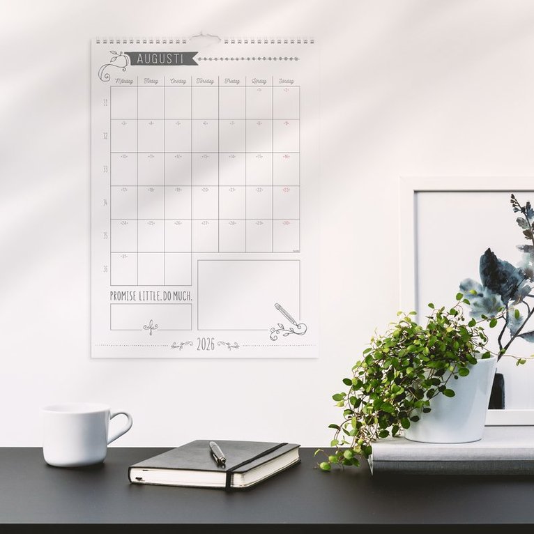 Väggkalender 2026 Doodle, Övrigt