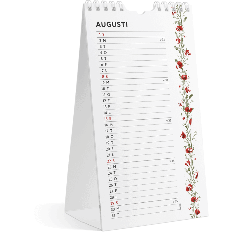 Väggkalender 2027 Mini Duo, Övrigt