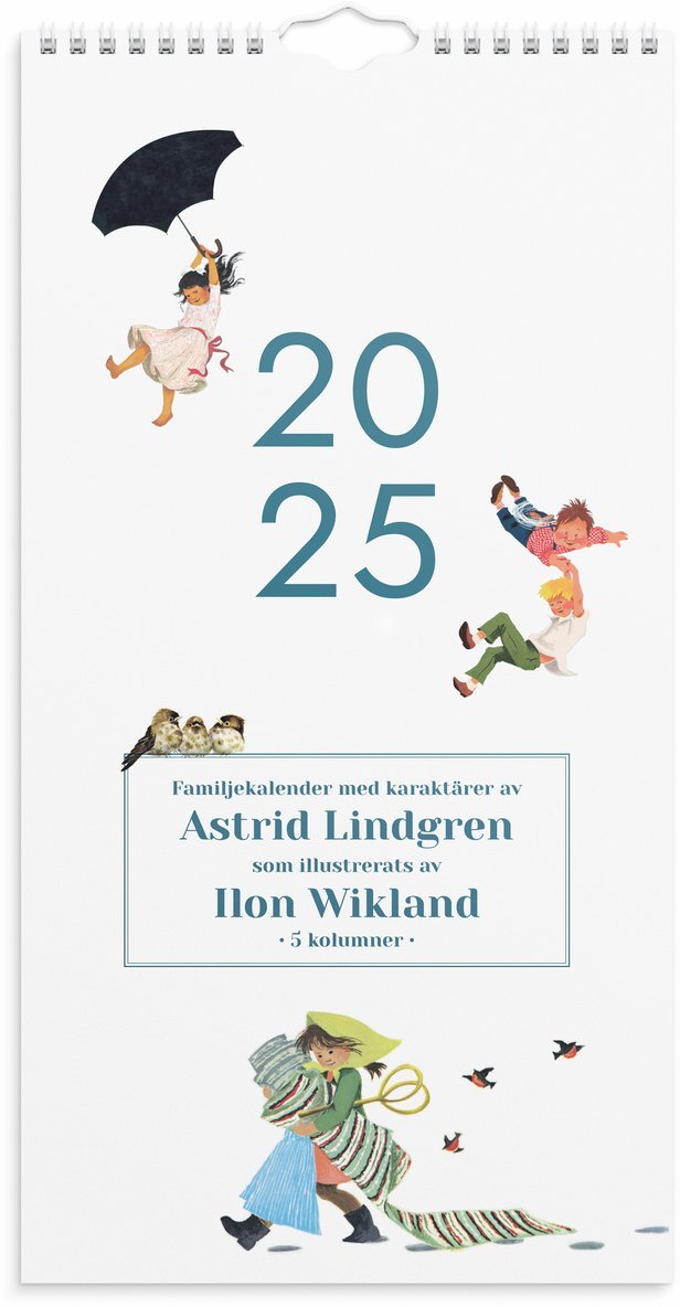 Familjekalender 2025 Ilon Wikland 1