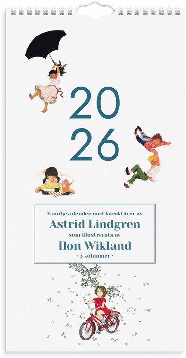 Familjekalender 2026 Ilon Wikland 1
