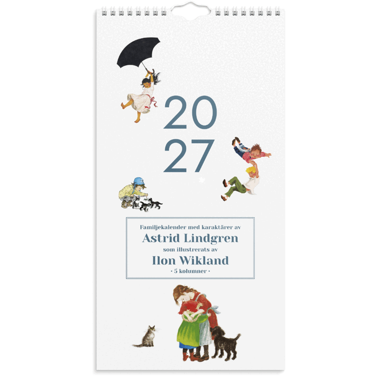 Familjekalender 2027 Ilon Wikland, Övrigt