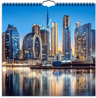 Väggkalender 2026 Skylines 1