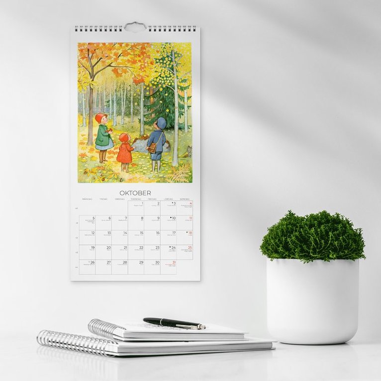 Väggkalender 2026 Elsa Beskow, Övrigt
