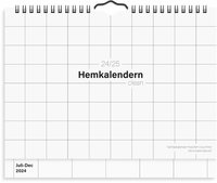Väggkalender 2024-2025 Hemkalendern Clean