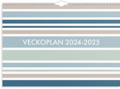 Väggkalender 2024-2025 Veckoplan 1