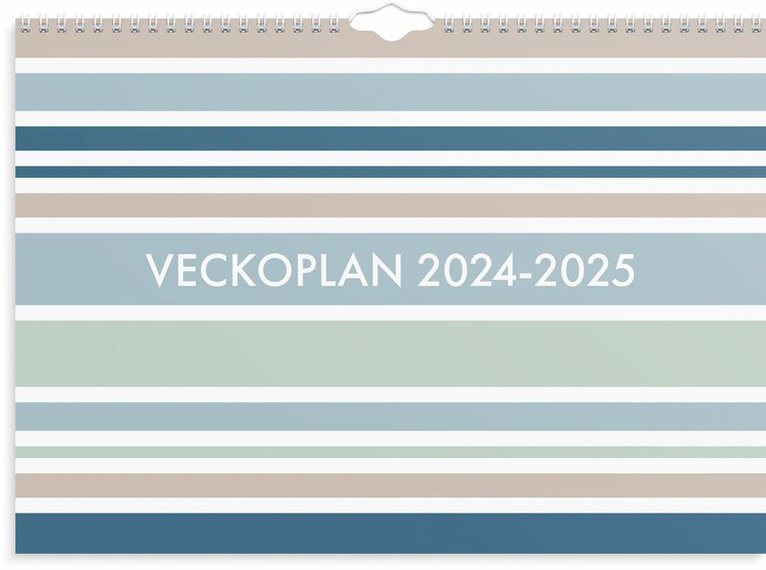 Väggkalender 2024-2025 Veckoplan 1