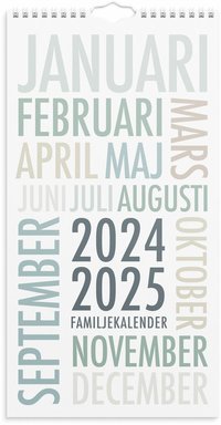 Familjekalender 2024-2025 TrendArt