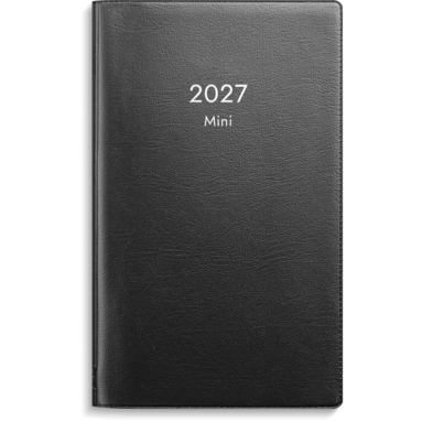 Kalender Mini 2027 svart plast, Övrigt